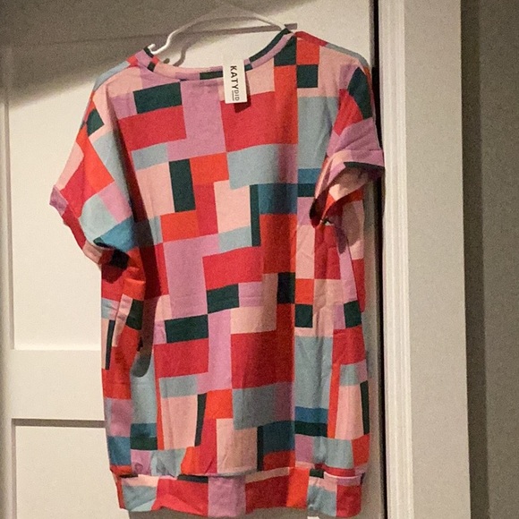 Katydid Colorful Geometric Robe - Picture 4 of 10